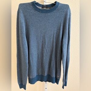 Hugo Boss Cotton-blend Two-tone Wool Sweater - Size M